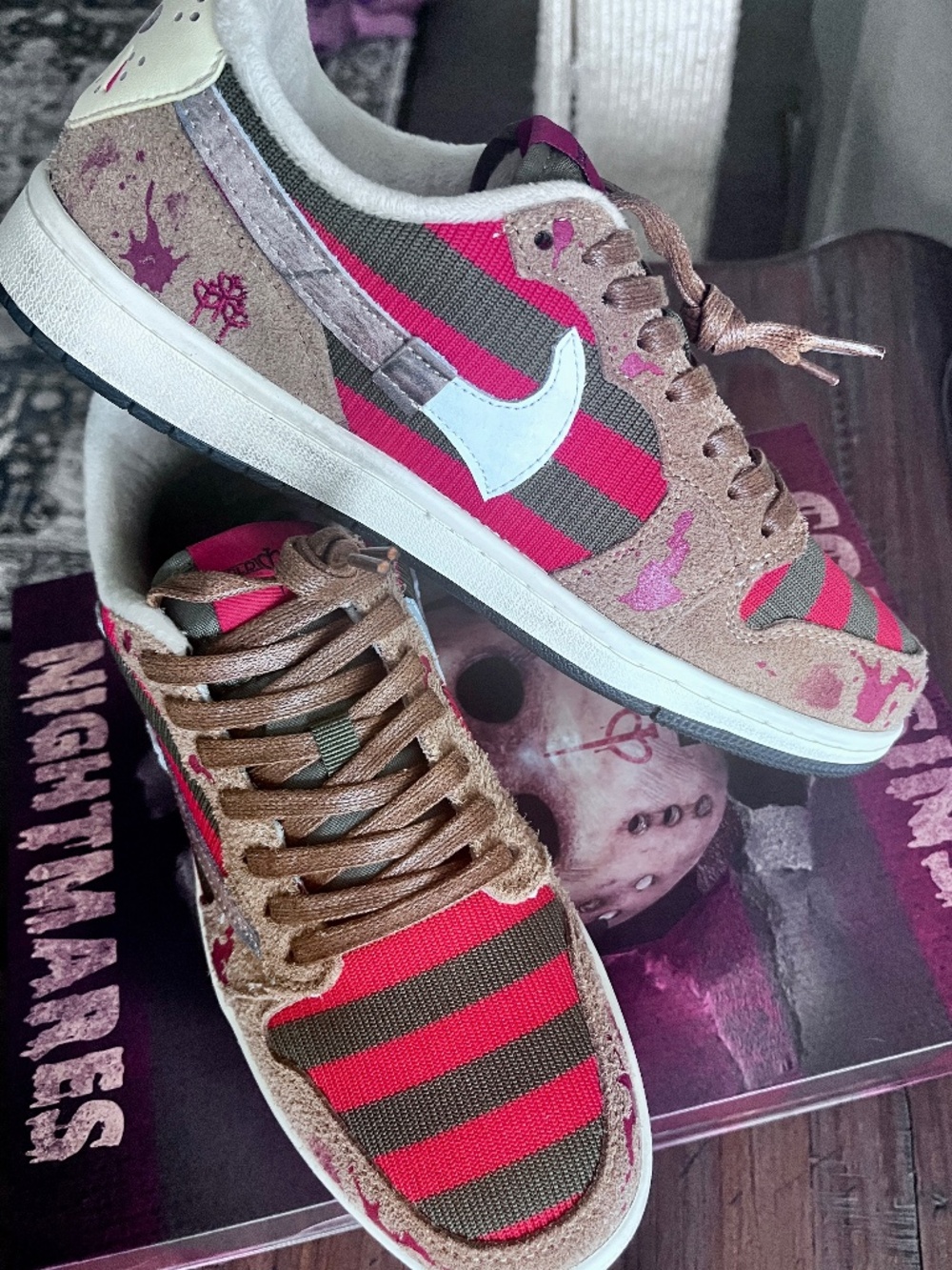 Cold Sins Freddy vs Jason Custom Shoe  Travis Scott